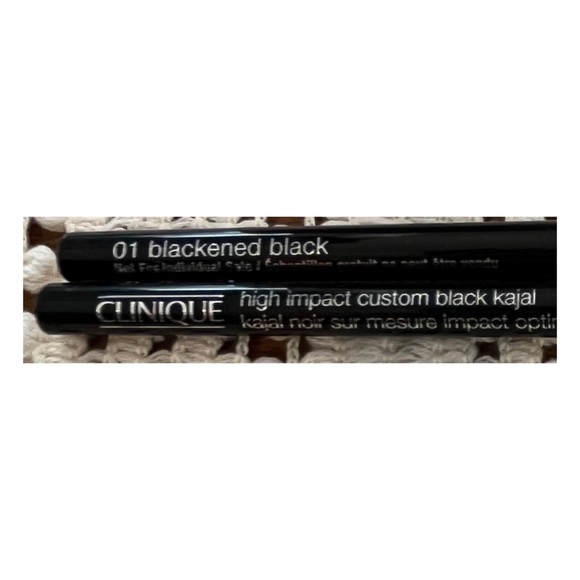 HP🎉 QTY 2 Clinique High Impact Custom Kajal Eyeliner Blackest Black NEW